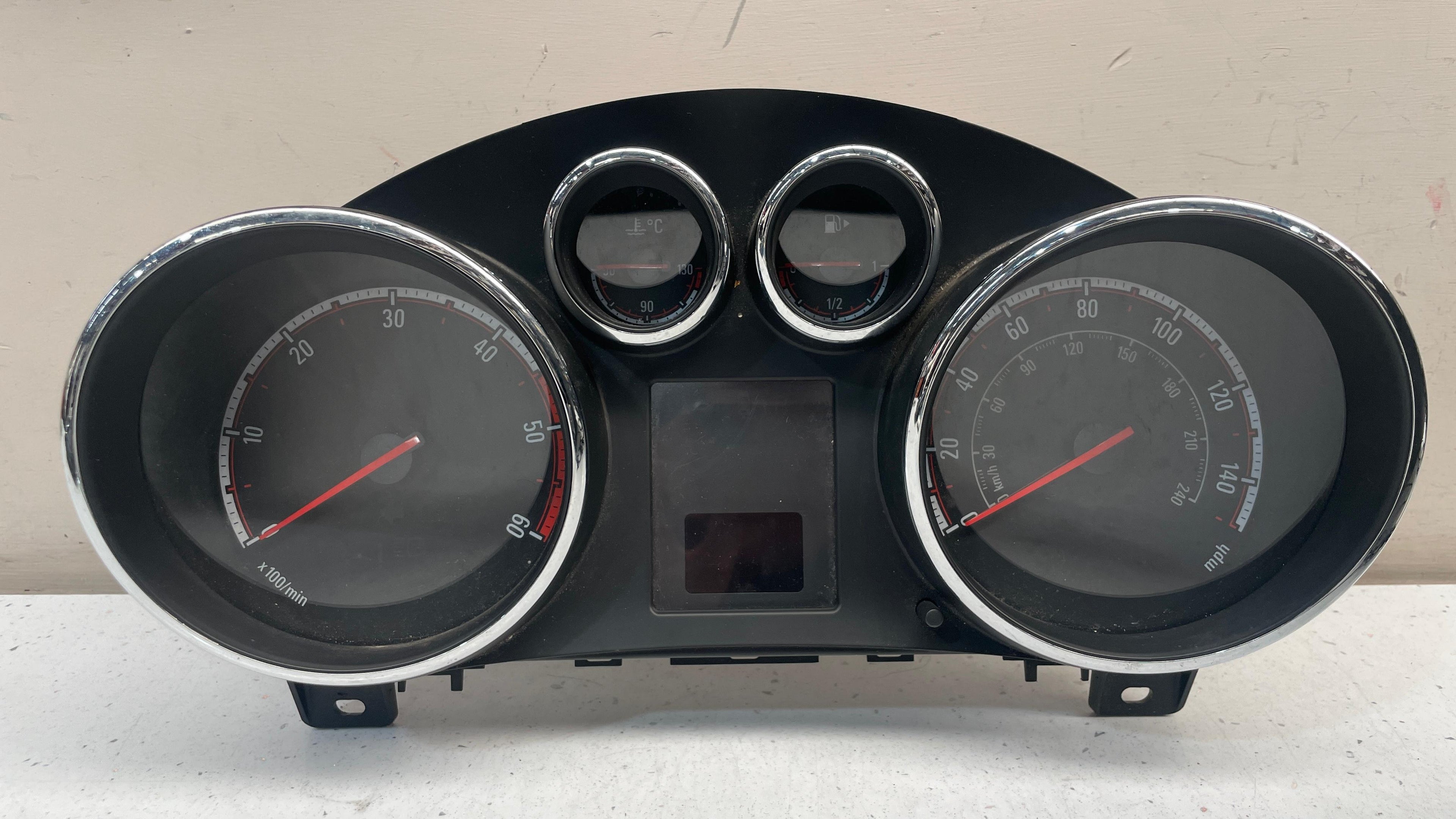 600775881 VAUXHALL OPEL ZAFIRA INSTRUMENT CLUSTER PANEL