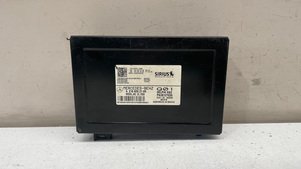 A2168202189 MERCEDES W204 SIRIUS SATELLITE RADIO RECEIVER