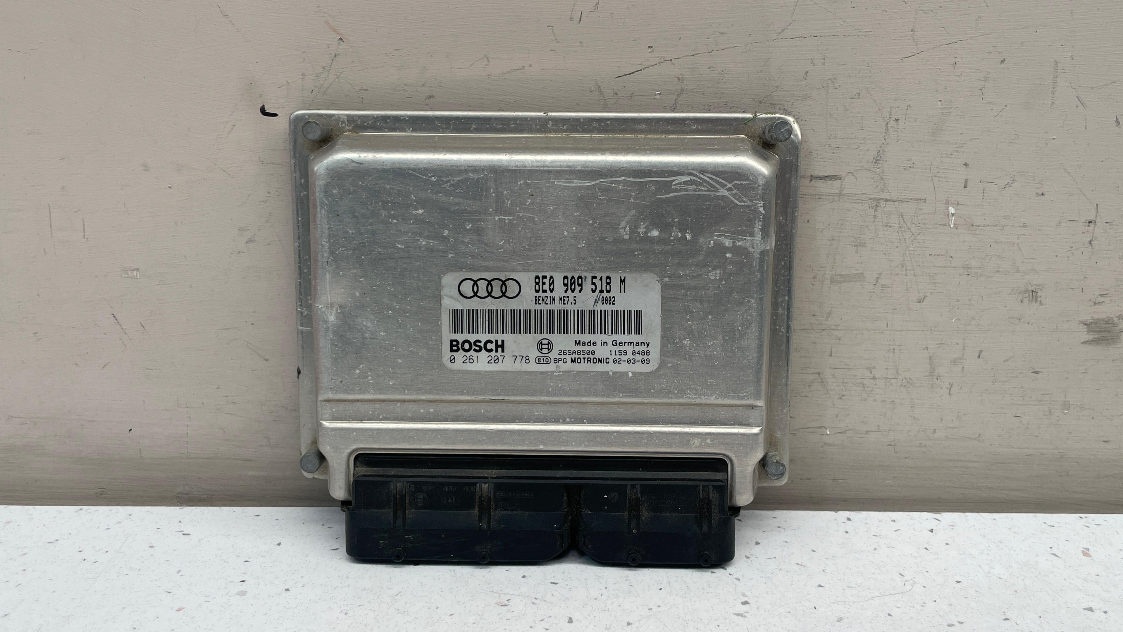 8E0909518M AUDI A4 ENGINE CONTROL UNIT ECU