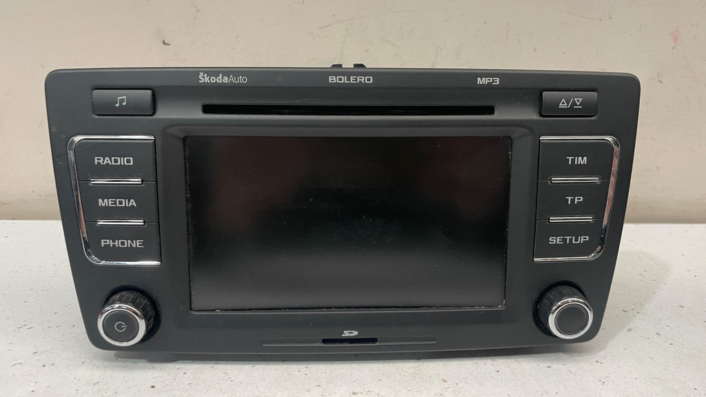 1Z0035156G SKODA OCTAVIA RADIO CD PLAYER HEAD UNIT