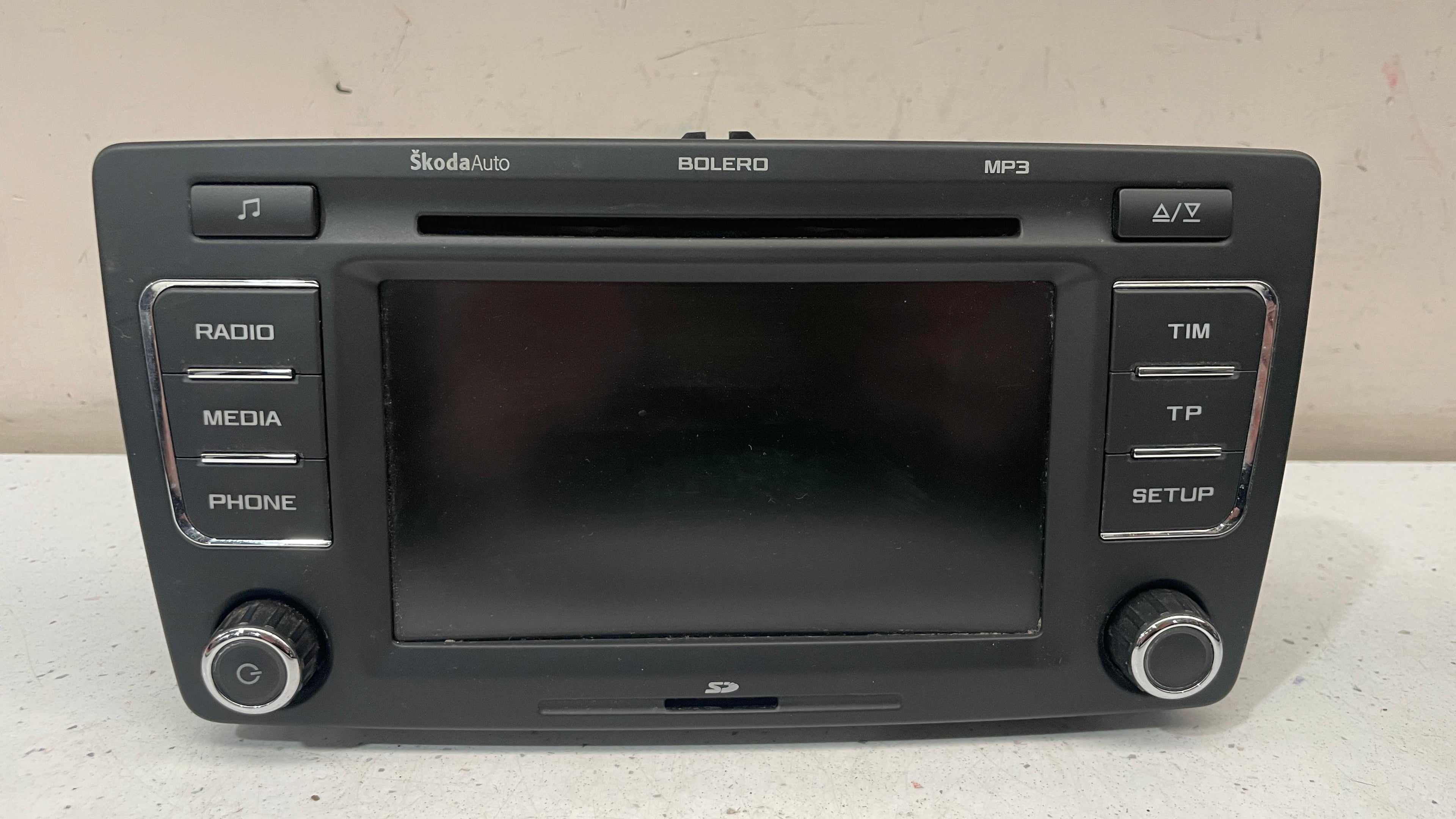 1Z0035156G SKODA OCTAVIA RADIO CD PLAYER HEAD UNIT
