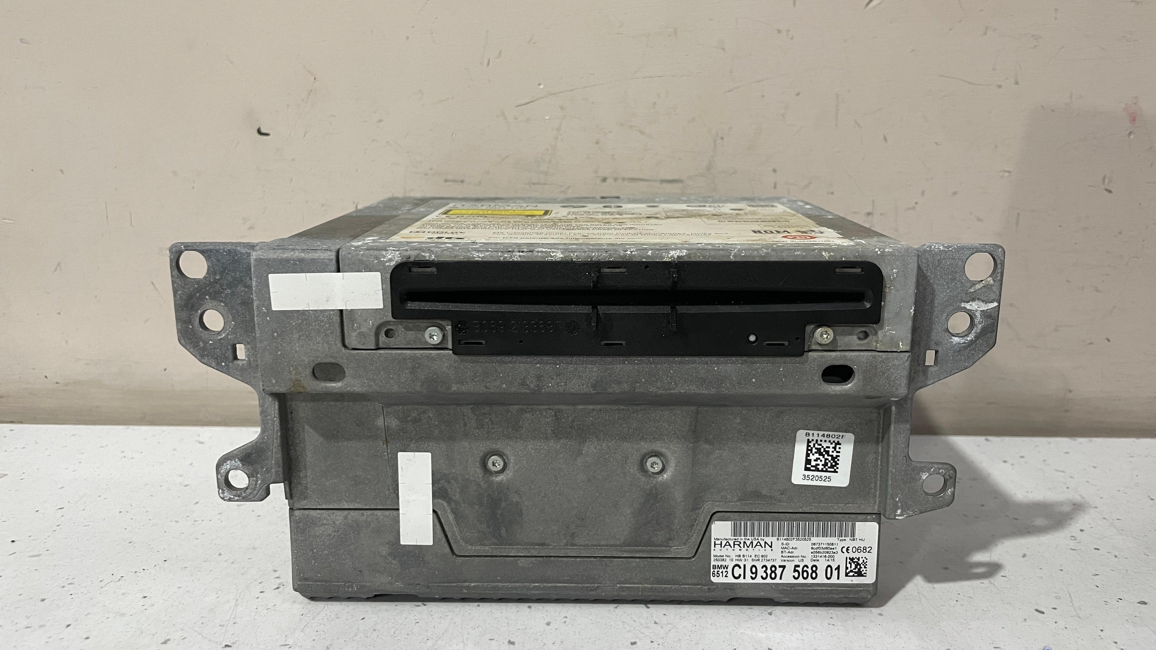 CI938756801  BMW F01  STEREO RADIO NAVIGATION UNIT