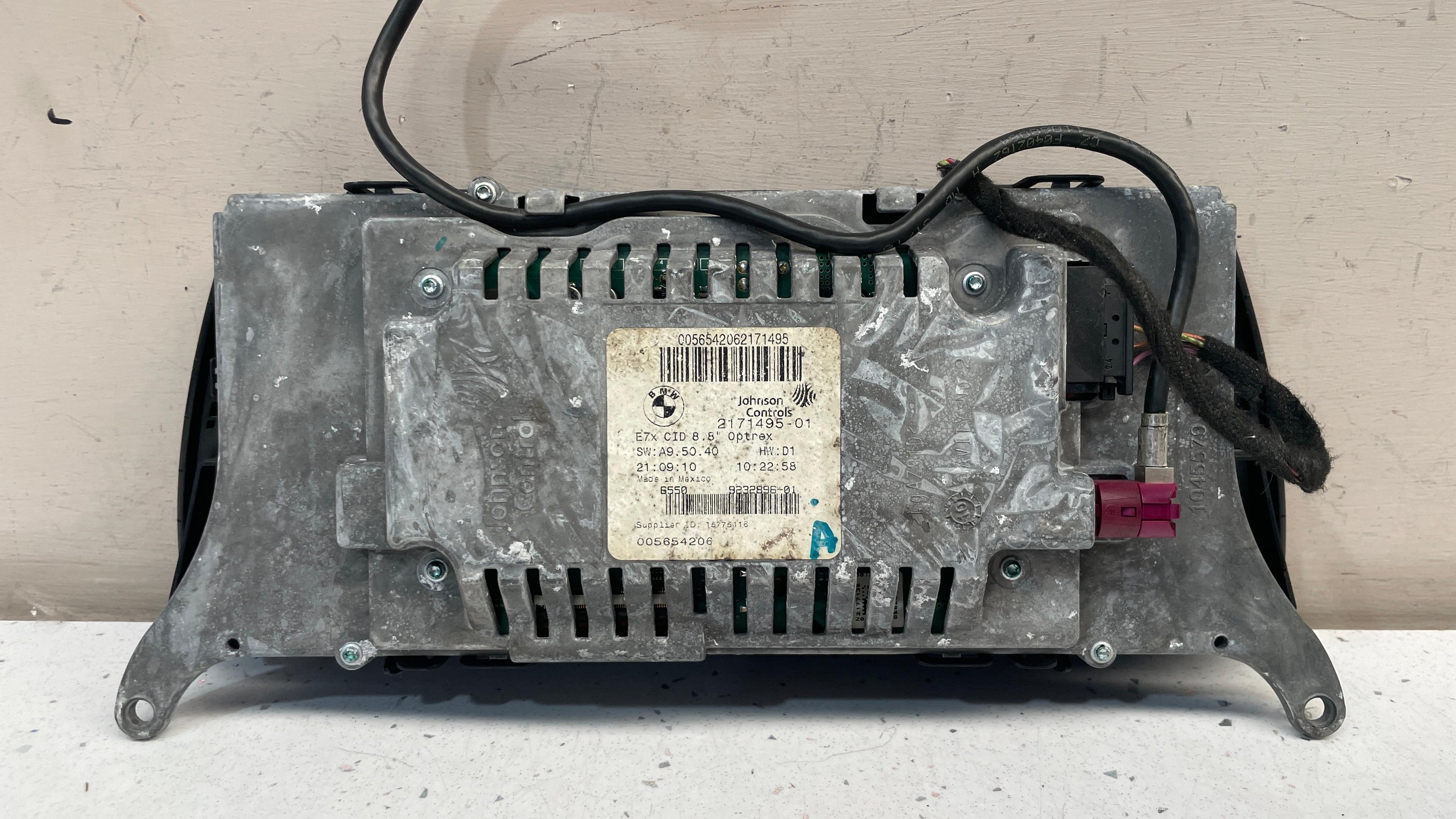 2171495-01 BMW X5 NAVIGATION DISPLAY SCREEN UNIT