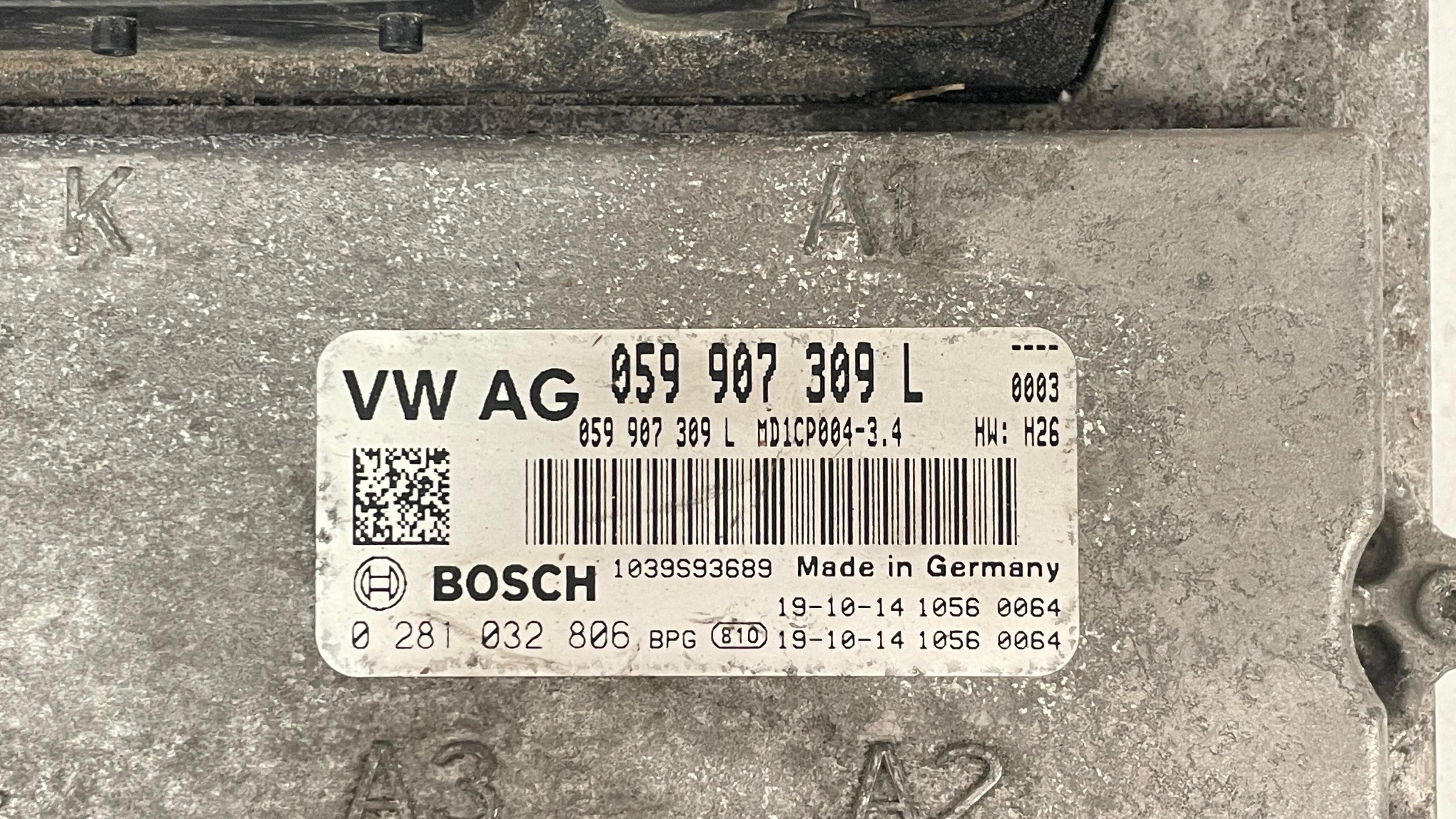 059907309L  AUDI Q7 ENGINE CONTROL UNIT ECU