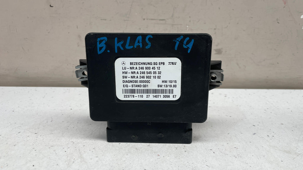 A2469004512 MERCEDES W246 ELECTRONIC PARK CONTROL MODULE
