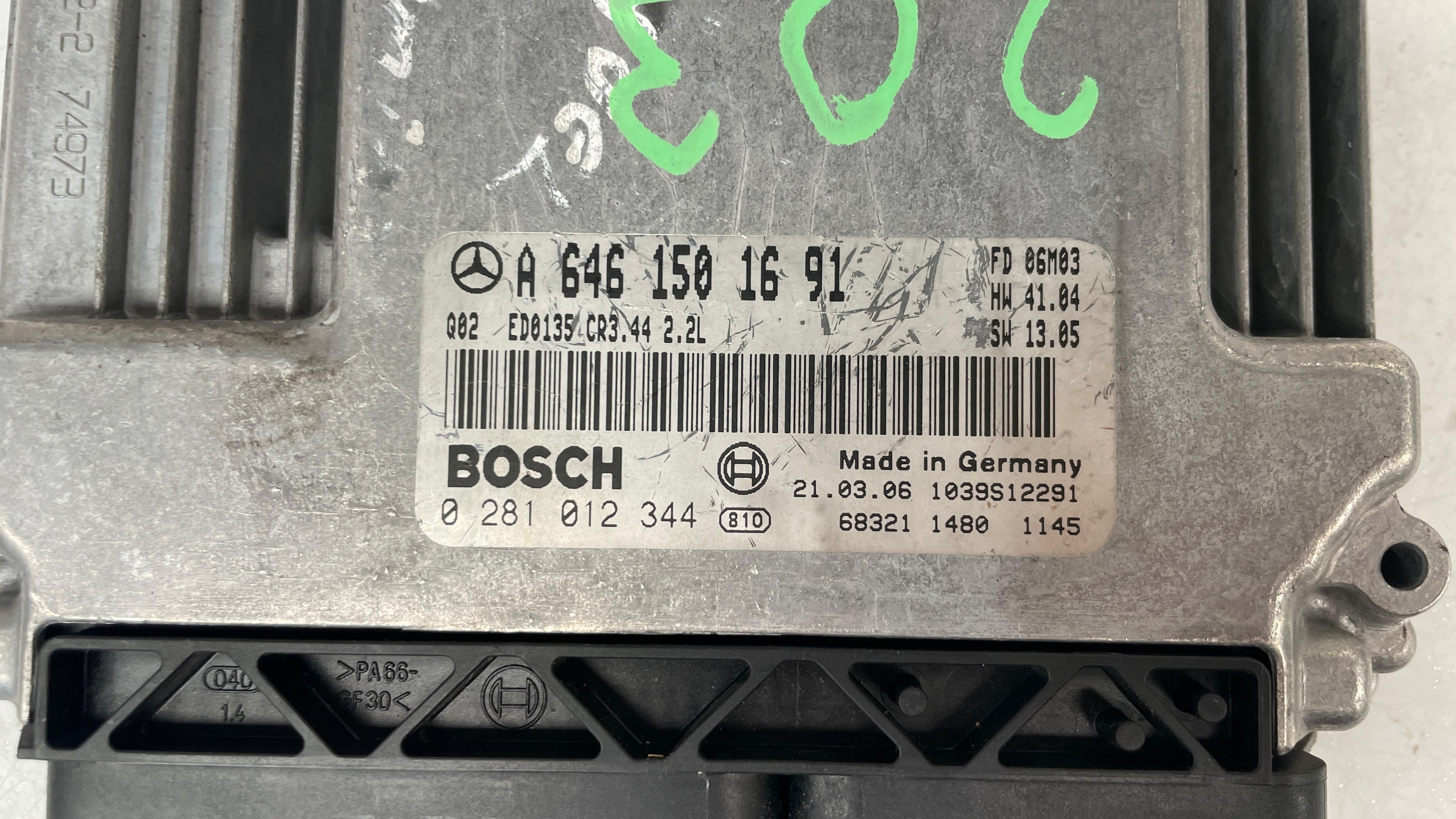 A6461501691 MERCEDES W203 ENGINE CONTROL UNIT ECU