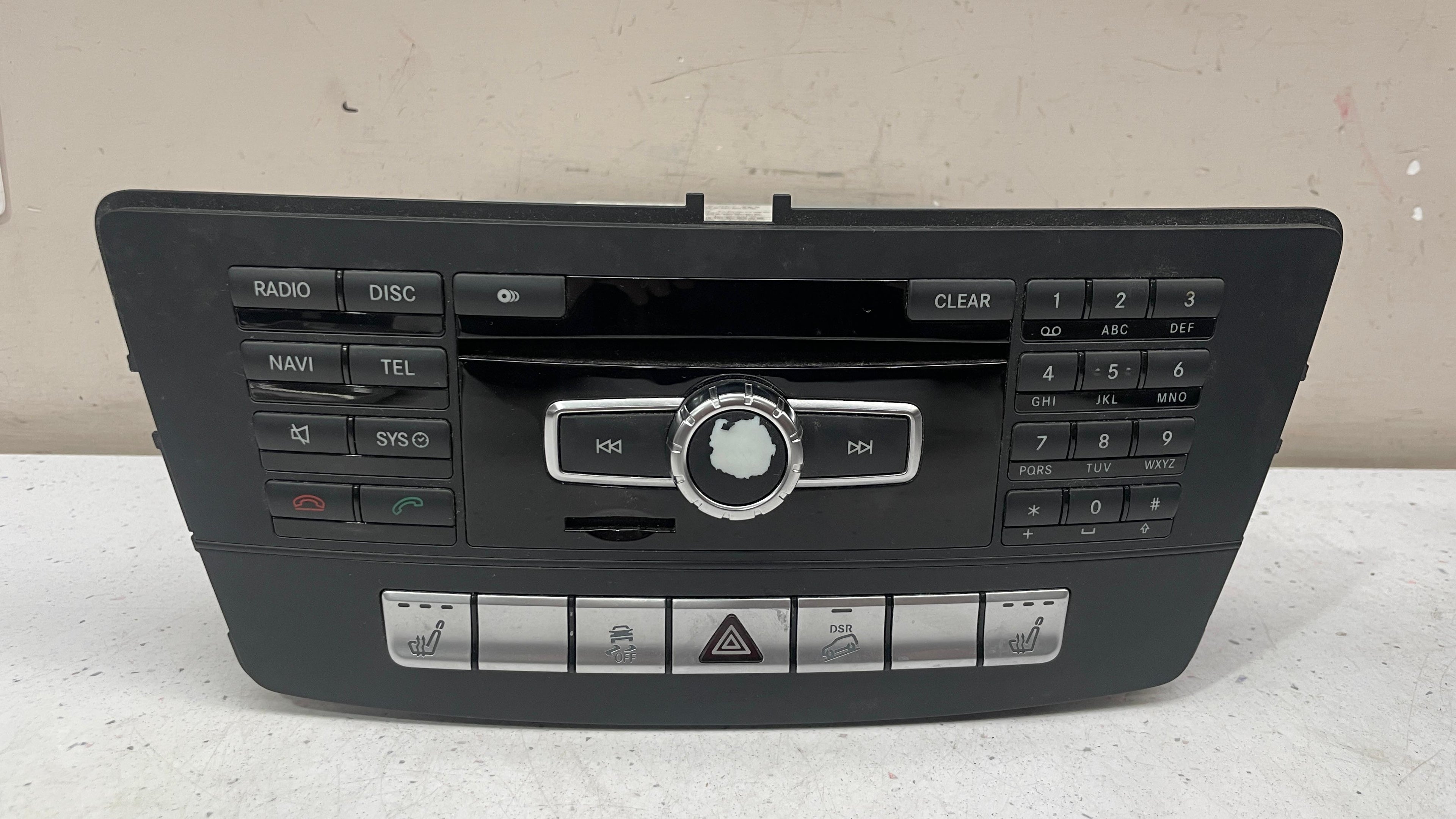 A1669000109 MERCEDES W166 RADIO NAVIGATION CONTROLLER SWITCH