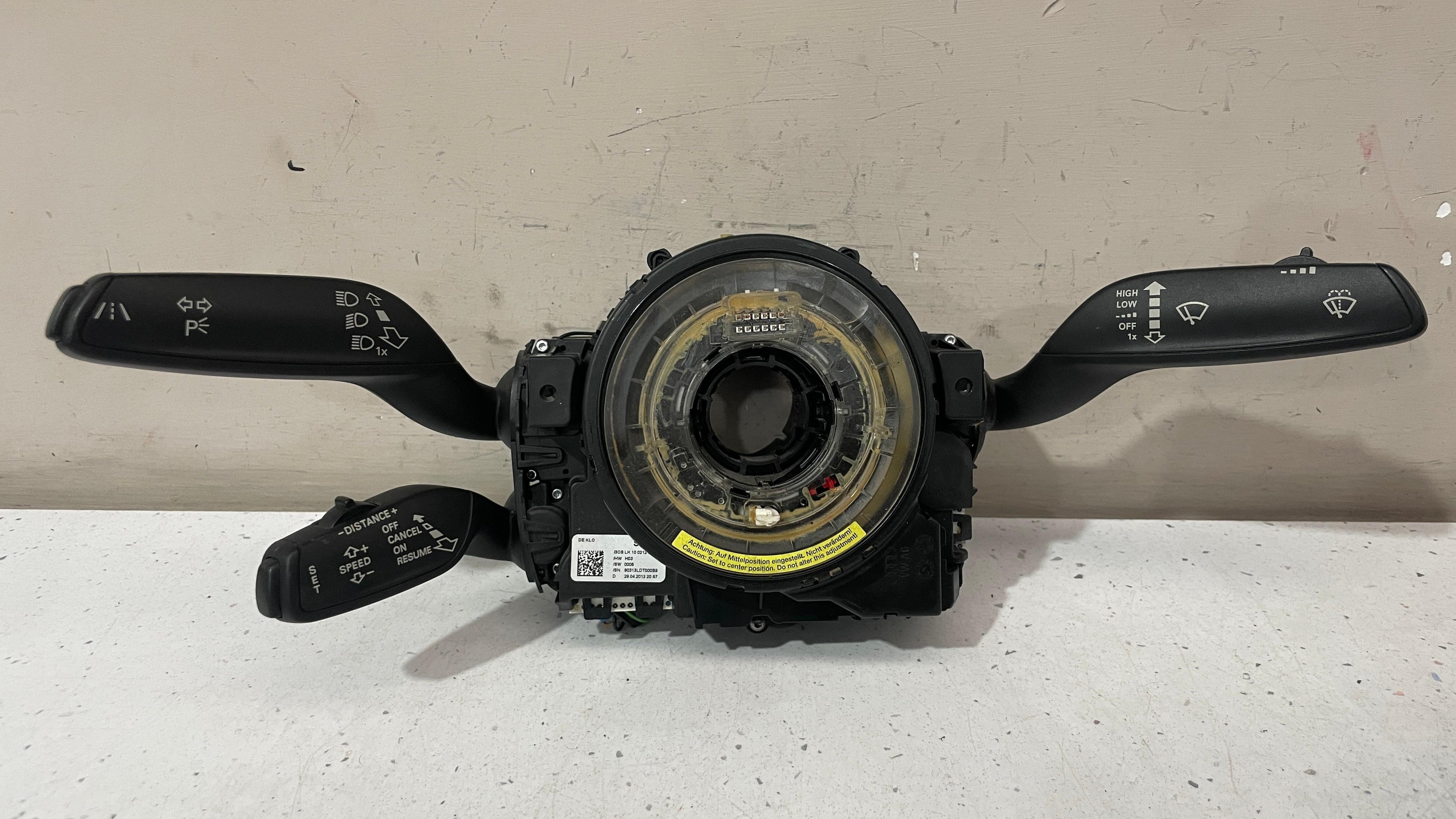 4H0953568G AUDI A8 STEERING COLUMN MULTIFUNCTION SWITCH