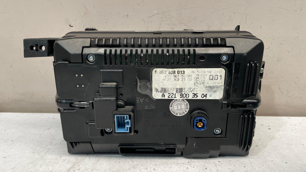 A2219003504 MERCEDES W221 DISPLAY SCREEN MONITOR INFORMATION