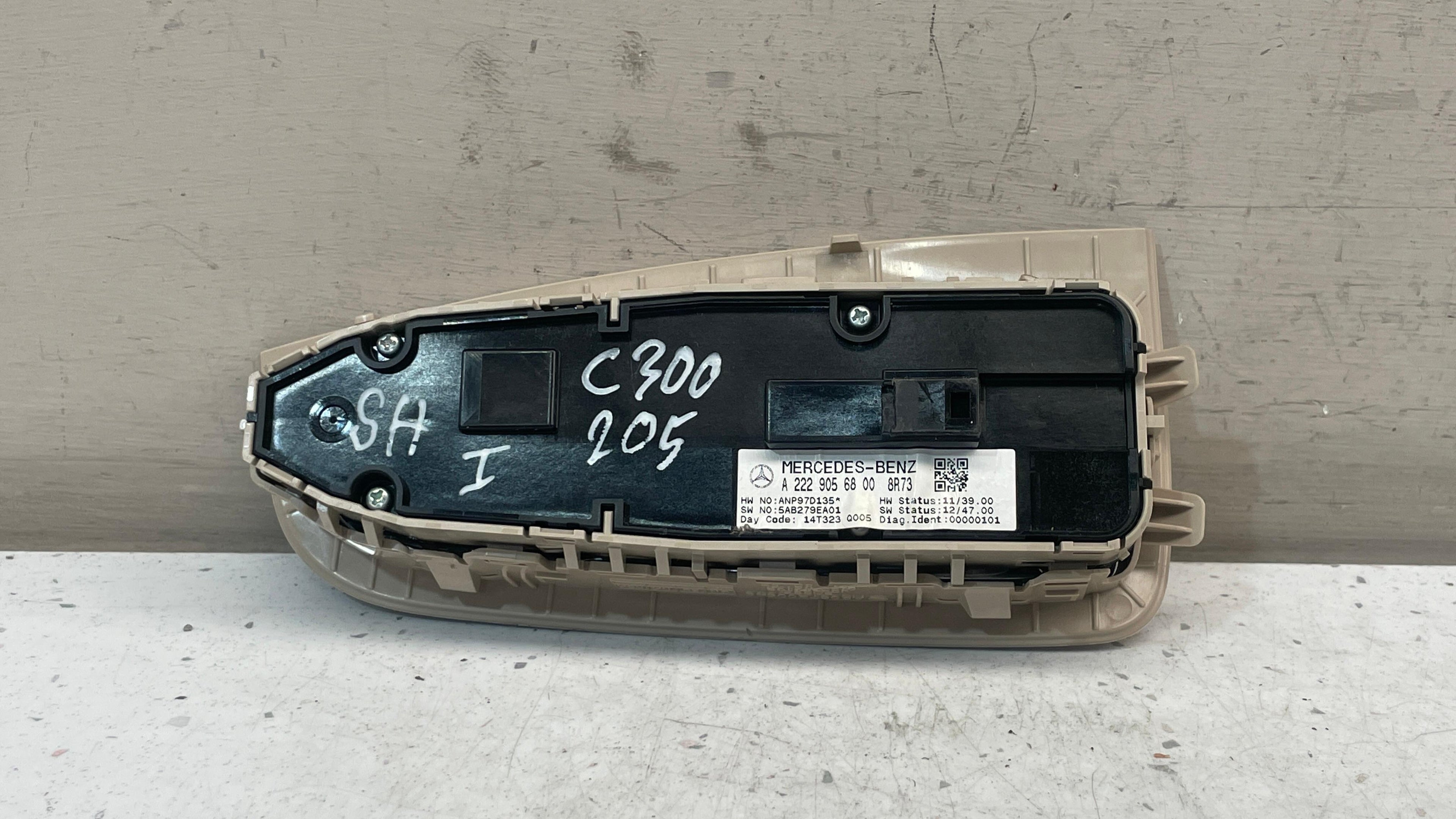 A2229056800 MERCEDES W222  WINDOW MIRROR CONTROL SWITCH