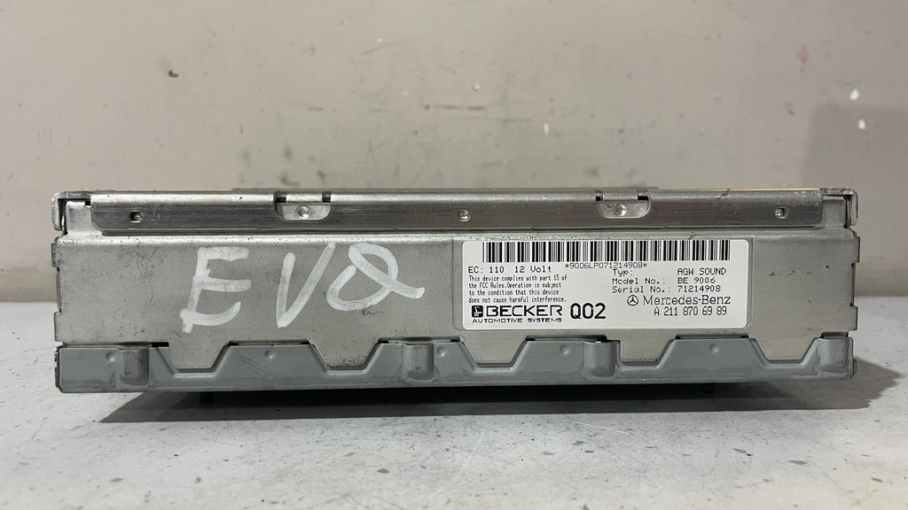 A2118706989 MERCEDES W211 AMPLIFIER AMP BECKER AUDIO SYSTEM