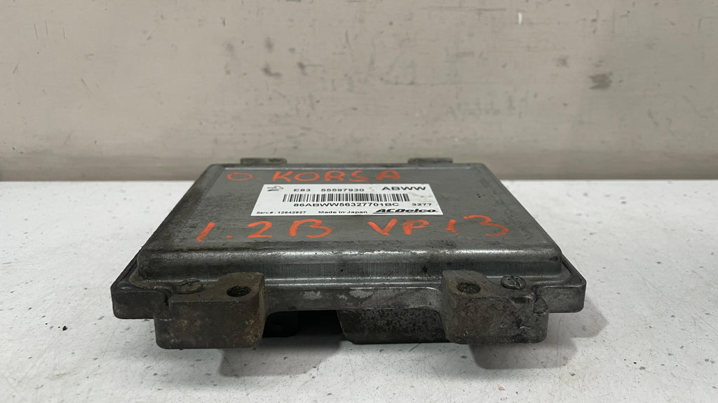 55597930 OPEL CORSA ENGINE CONTROL UNIT ECU