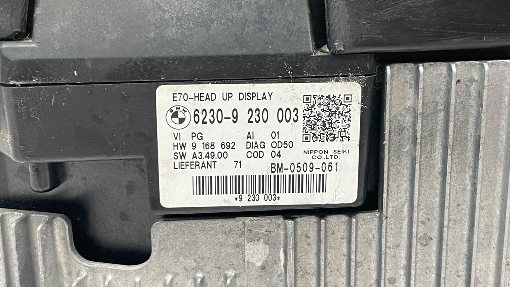 6230-9230003 BMW X5 E70 NAVIGATION DASHBOARD SCREEN