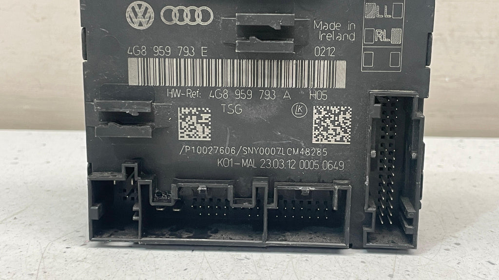 4G8959793E AUDI A6 FRONT LEFT DOOR CONTROL MODULE