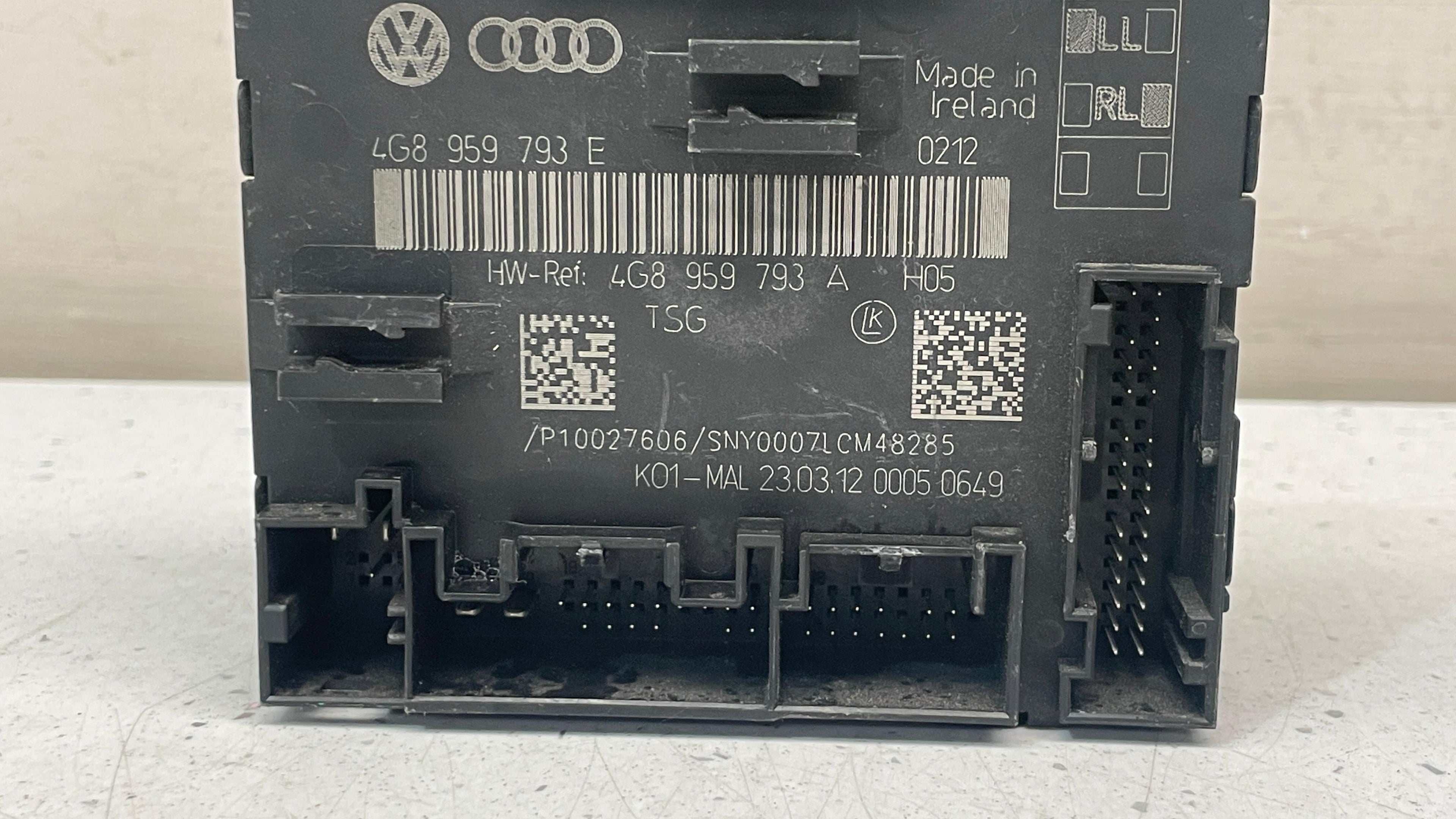 4G8959793E AUDI A6 FRONT LEFT DOOR CONTROL MODULE