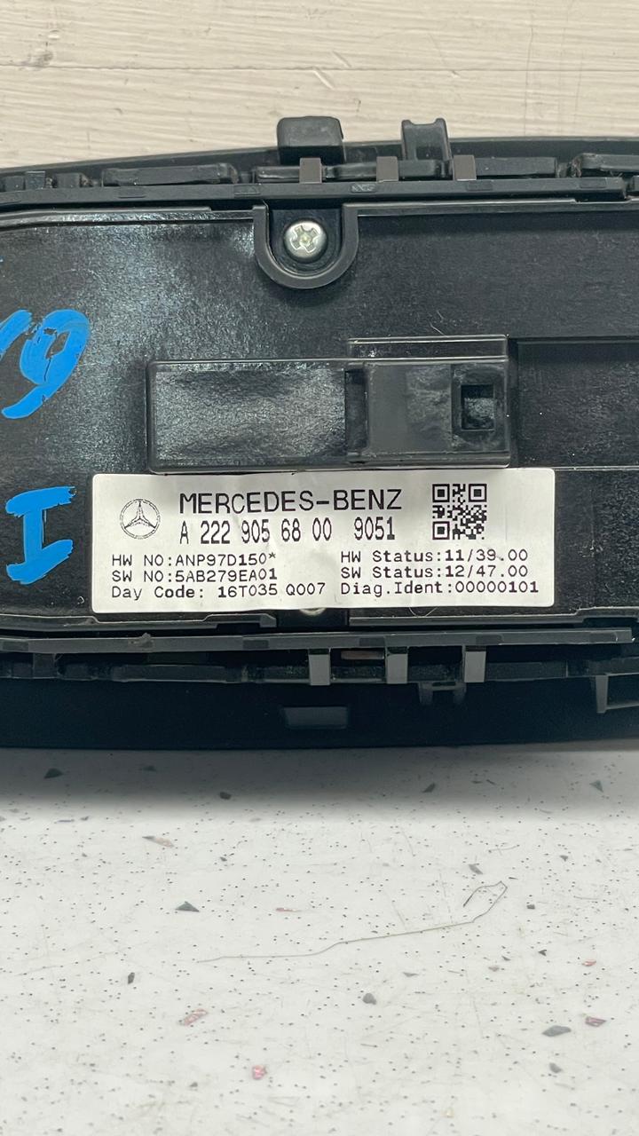 A2229056800 MERCEDES W222  WINDOW MIRROR CONTROL SWITCH