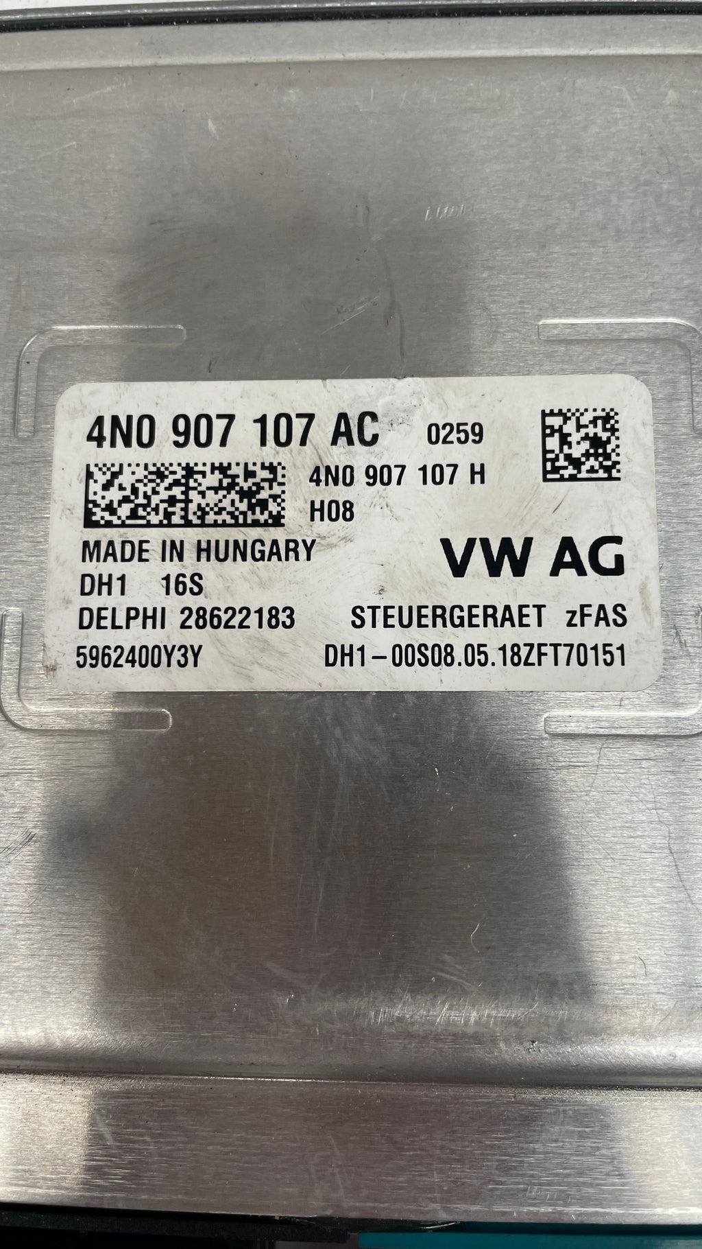 4N0907107AC AUDI A8 LANE CHANGE ASSIST MODULE