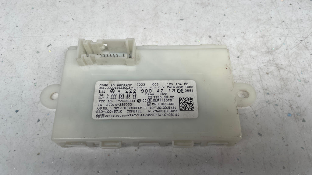 A2229004213  MERCEDES KEY LESS G0 ENTRY MODULE CONTROL UNIT