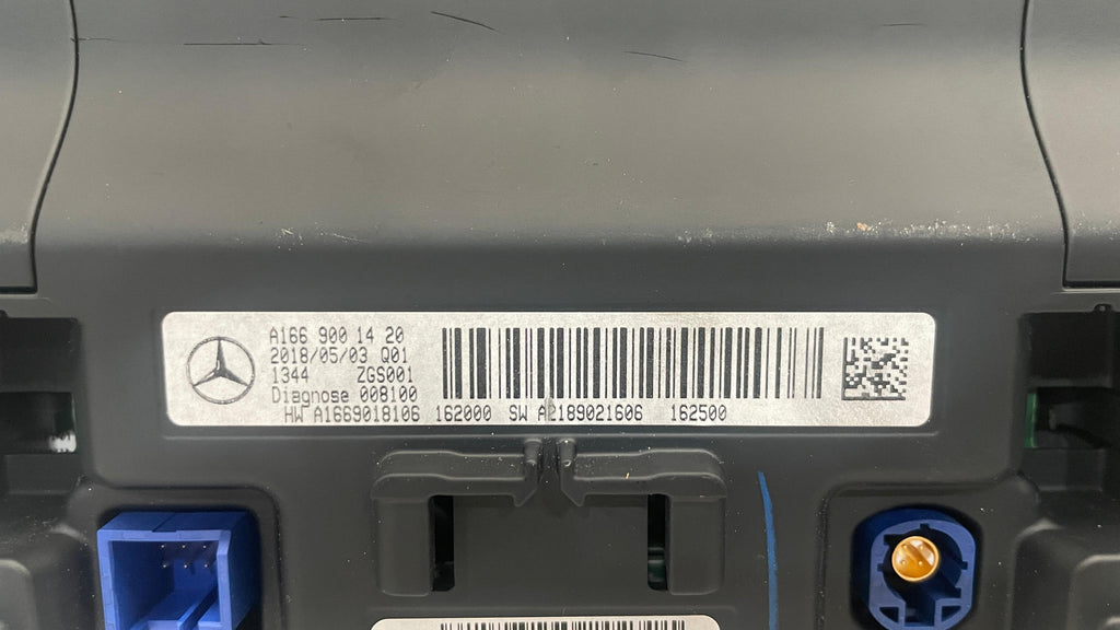 A1669001420 MERCEDES SCREEN MONITOR CENTRAL DISPLAY