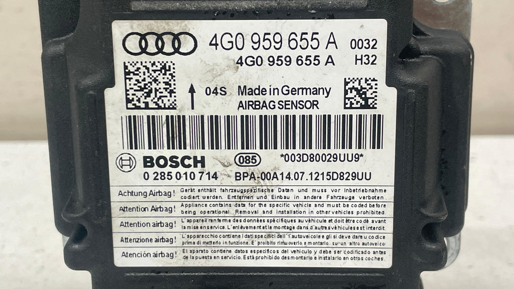 4G0959655A  AUDI A6 SRS MODULE CONTROL UNIT