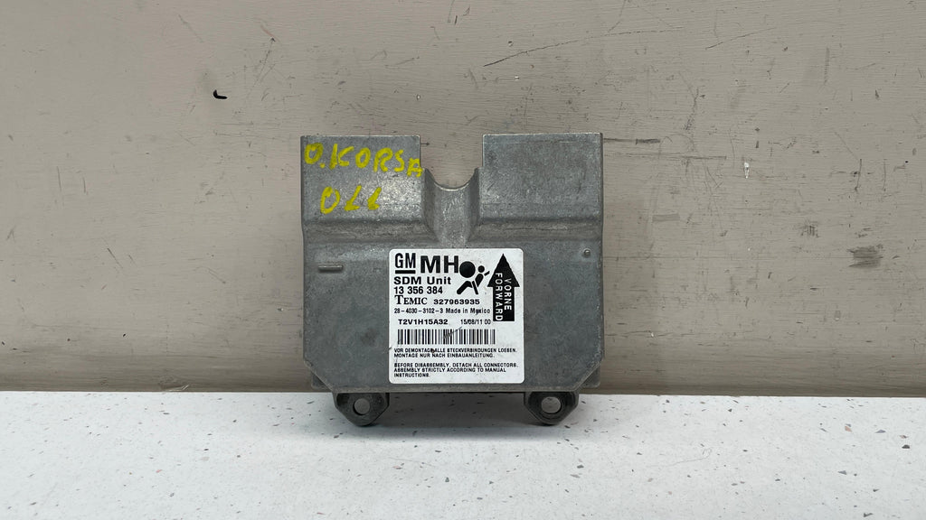 327963935 OPEL CORSA SRS CONTROL UNIT