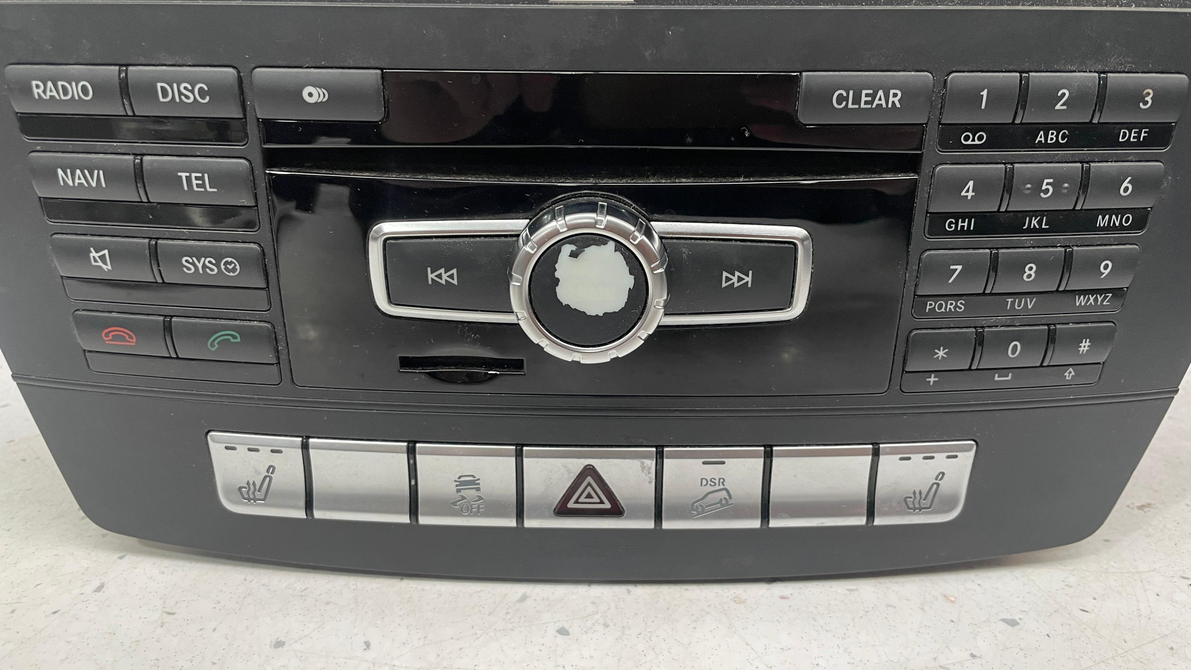 A1669000109 MERCEDES W166 RADIO NAVIGATION CONTROLLER SWITCH
