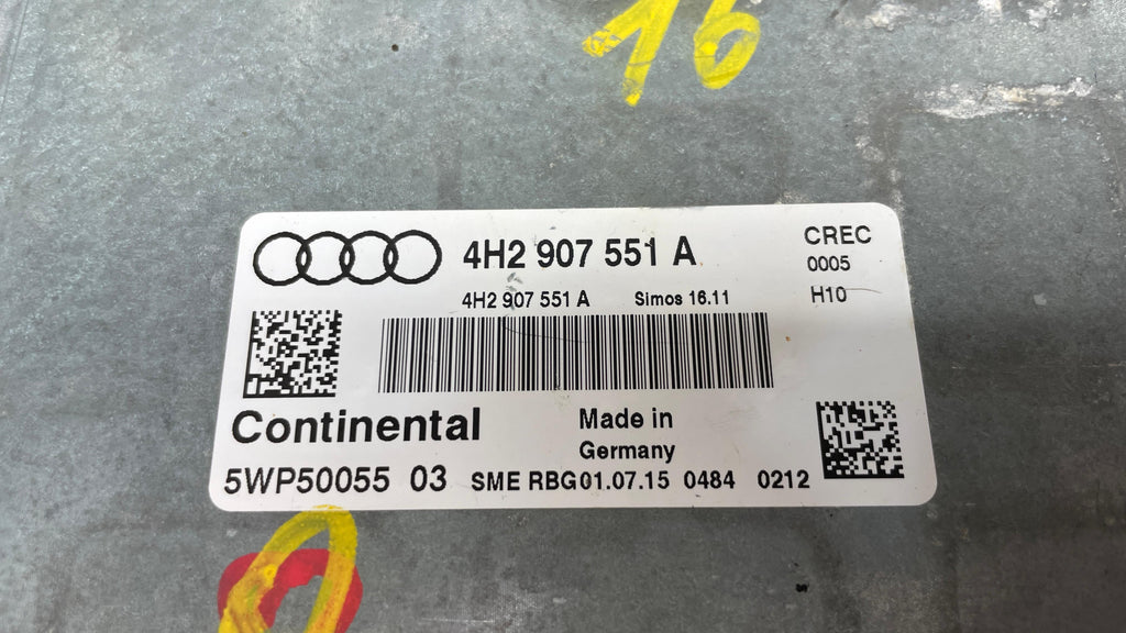 4H2907551A  AUDI A8 ENGINE CONTROL UNIT ECU